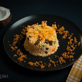 Orez cu porc si cocos