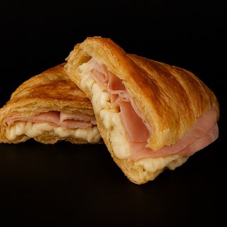 croissant de jamón dulce y queso