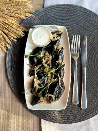 Вареники з м'ясом