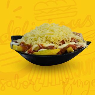 salchipapa pastor gigante