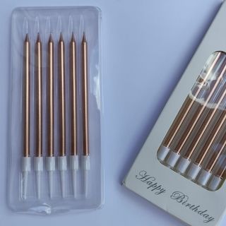 Vela Aniversário (cor champagne)