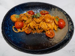Spaghetti cu Creveti