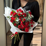 Red Sprays With Eucalyptus 