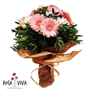 Buquê de 9 Gerberas