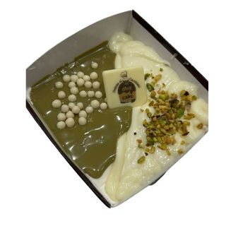 Cheesecake bianca e pistacchio