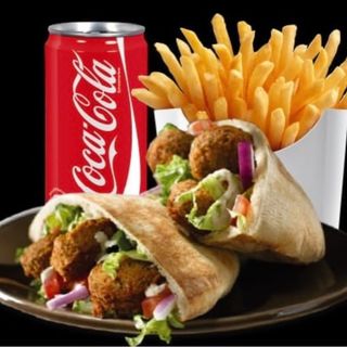 Menú Kebab Falafel, Patatas Fritas Y Refresco