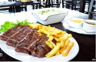 Maminha grelhada com Batata