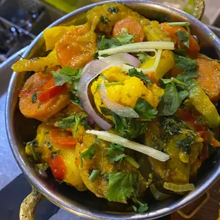 Verduras Mixtas Karahi