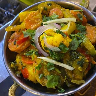 Verduras Mixtas Karahi