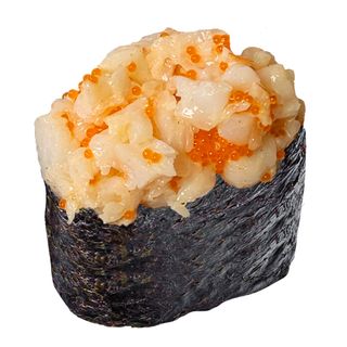 Gunkan z krewetkami spicy