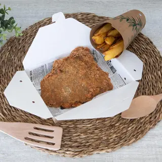 Cachopo Especial Con Su Guarnición