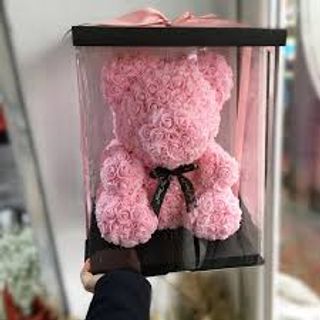 Ursulet Spuma Roz 25 Cm