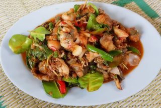 71 Rana stufata con verdure