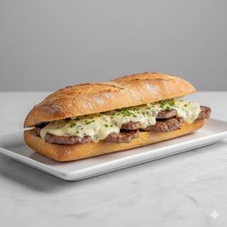 Bocadillo de Escalopines de Ternera Asturiana al Cabrales