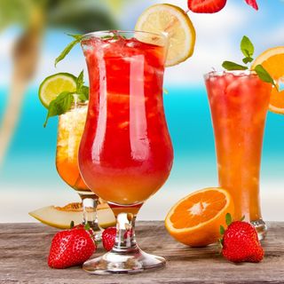 Cocktail with Orange Juice