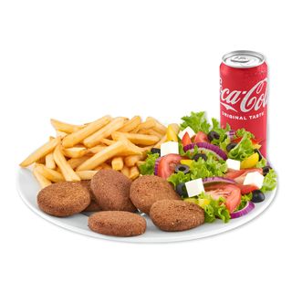 Talerz Falafel, Coca Cola 0.33l