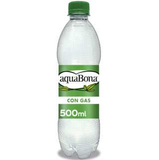 Agua con gas (500 ml.)