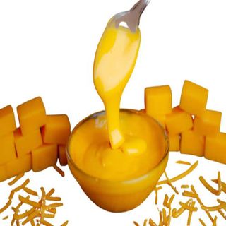 Queso cheddar fundido