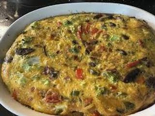 Green omelette