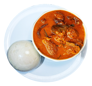 Ogbono soup + Protein + Swallow