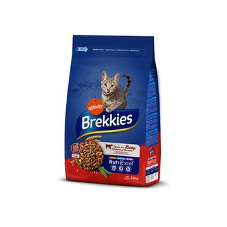 Alimento Gatos Receta Con Buey Brekkies 3,5 Kg