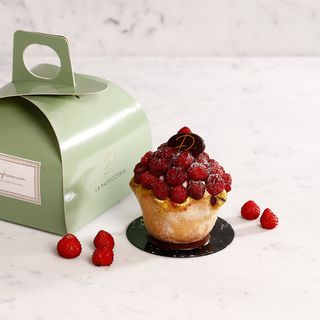 Monoporzione Crostatina panna e fragoline