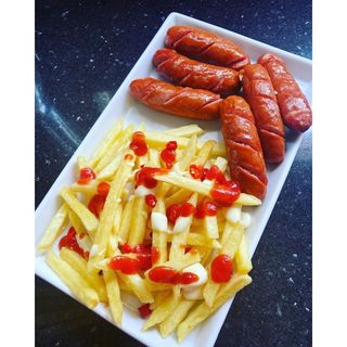 Smokey Sausage Rolex with Chips