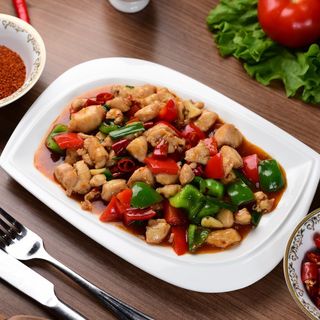 Курица с перцем