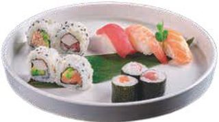 Sushi misto 3 hosomaki, 4 uramaki, 3 nigiri