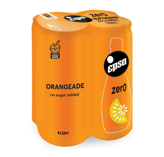 EPSA Оранжада zer0 (4х330мл)