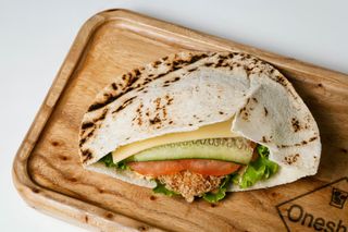 Пита с куринной котлетой