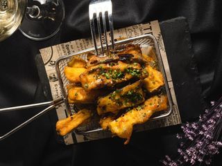 Tempura de berenjenas