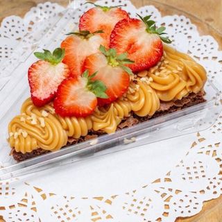 Fatia brownie de Doce de Leite