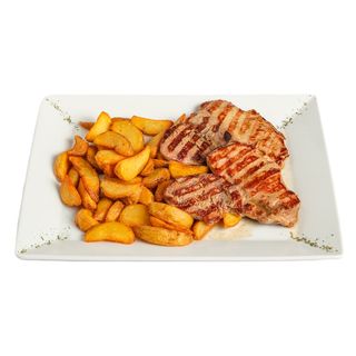 Teleći kotleti s prilogom