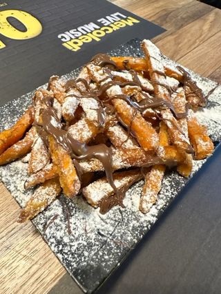 Sweet fries delicious