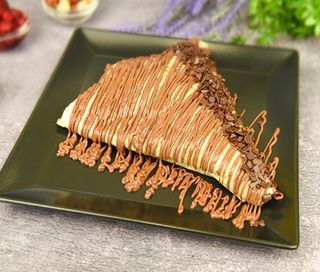 Kinder bueno banana palačinka