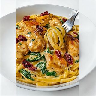 Tuscan Chicken Pasta (Penne)