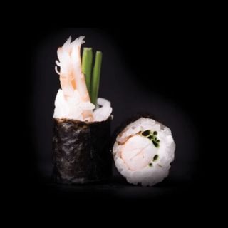 Hosomaki krewetka gotowana, serek, szczypior