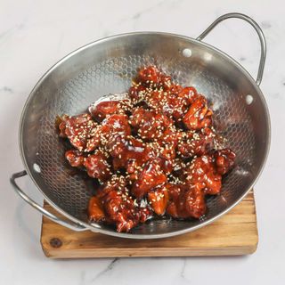 Bolitas de Cerdo con Salsa Agridulce Cantonés