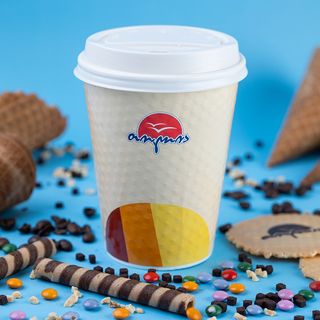 ყავა ლატე მაკიატო საშუალო