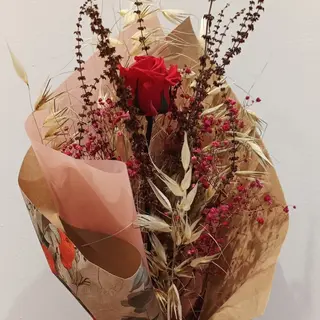 Rosa preservada "rojo"