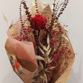 Rosa preservada "rojo"