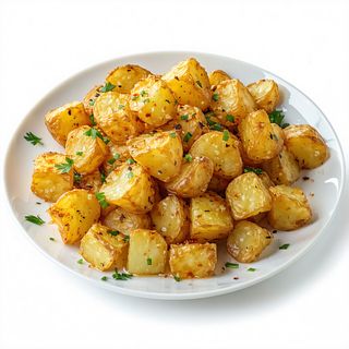 Пържени бланширани картофи