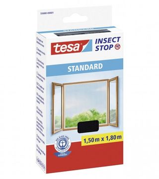 (204458) Mreža za prozor 180x150cm crna 55680-01-02