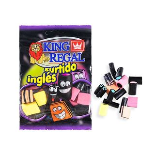 Regaliz Surtido Ingles King Regal Bolsa 100Gr