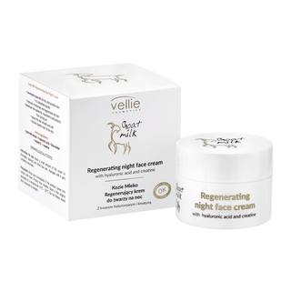 Crema de fata Regeneranta Vellie de noapte cu Acid Hialuronic, 50ml