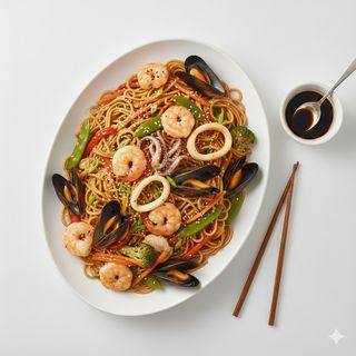 Chopsuey con frutti di mare