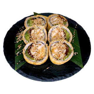 Ft. z pieczonym okoniem na słodko w omlecie