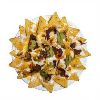 Nachos pulled beef