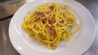 Bigoli alla carbonara